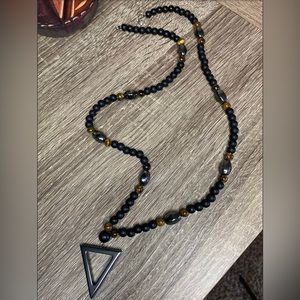 SOLD
MENS BEADED NECKLACE